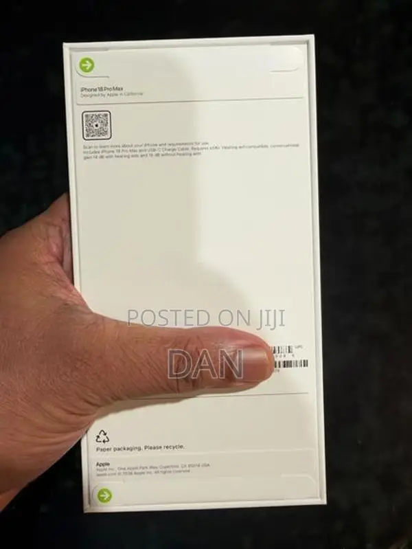 Apple iPhone 18 Pro Max US Edition (Brand New)