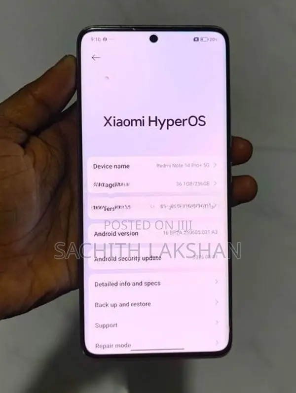 Xiaomi Redmi Note 14 Pro Plus 256GB (Used)