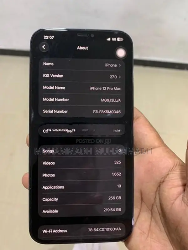 Apple iPhone 12 Pro Max (Used)
