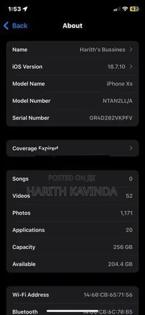 Apple iPhone XS (Used)