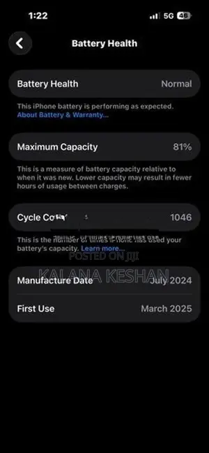 Apple iPhone 16 (256GB) (Used)