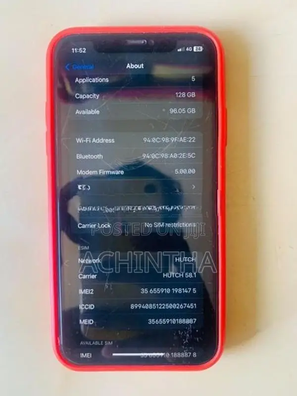 Apple iPhone 11 Red (Used)