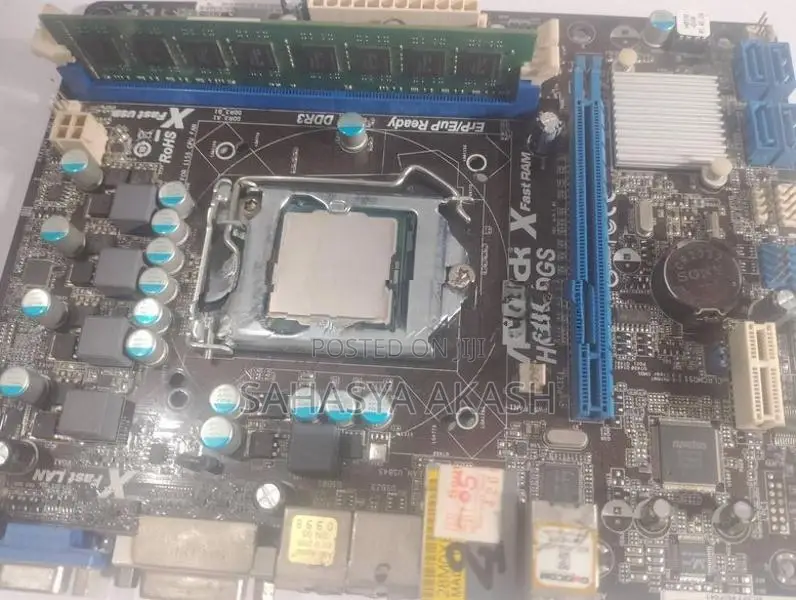 8GB RAM, I5 2ND Gen Processor, Motherboard