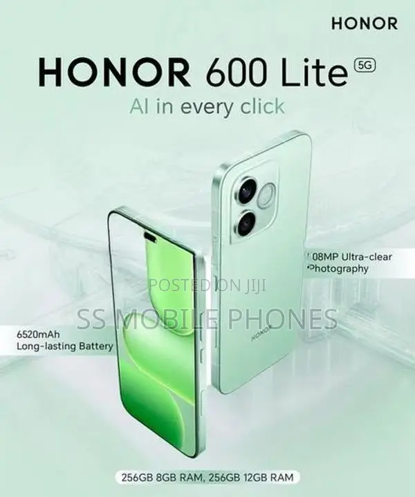 Honor 600 Lite 5G 8/256GB (Brand New)