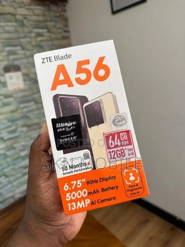 ZTE Blade A56 4GB 64GB (Brand New)