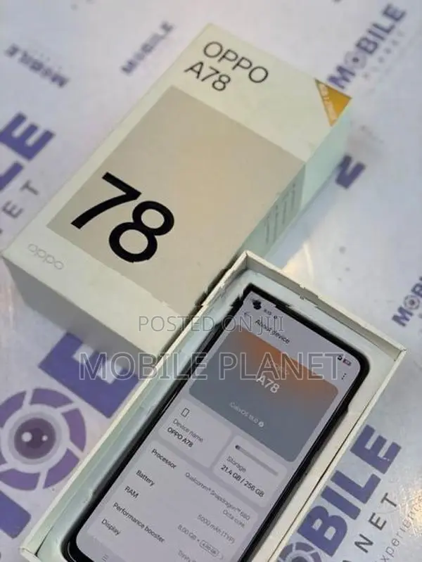 Oppo A78 8GB 256GB (Used)