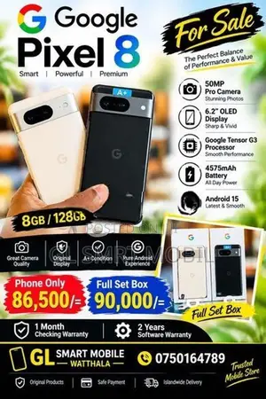 Google Pixel 8 5G/8/128/full set (Used)