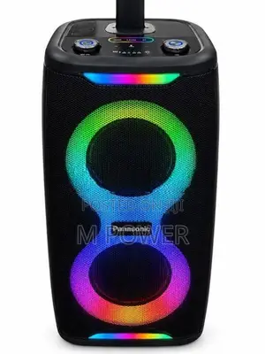 Panasonic 6.5 X 2 Rechargable Speaker With Column