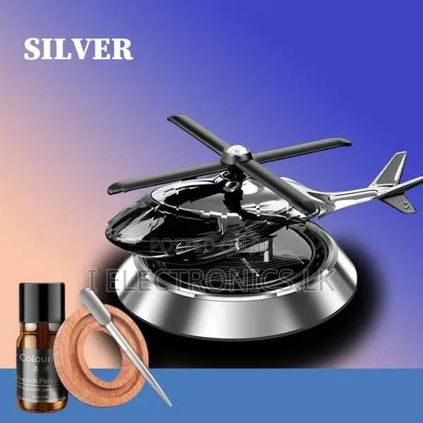 Perfume Diffuser Car Dashboard Solar Helicopter with Air freshener