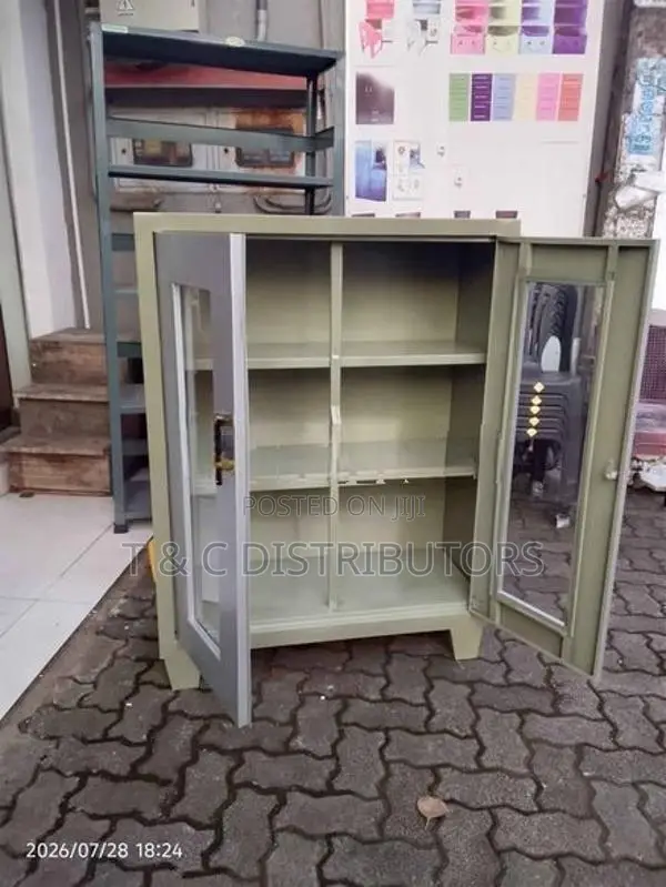 Steel Glass Office Cupboard