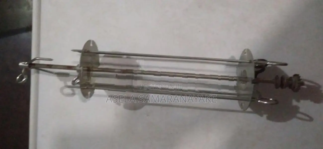 Stainless Steel Rotating Rotisserie Skewer Needle Cage