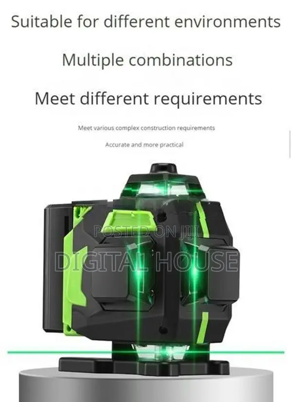 Level meter Laser 16 Line 4D / 360 for indoor outdoor SelfLeveling new