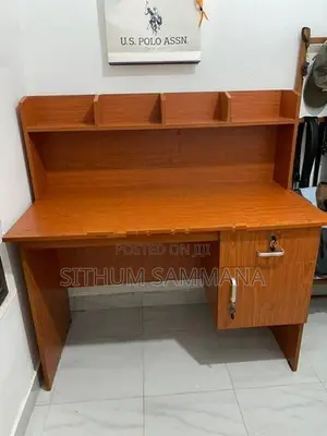 Study With Office Table - Shelves Pantry Cupboards