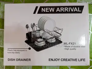 Dish Drying Rack With Drainer Shelf