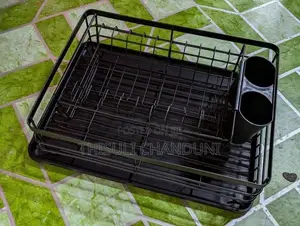 Dish Drying Rack With Drainer Shelf