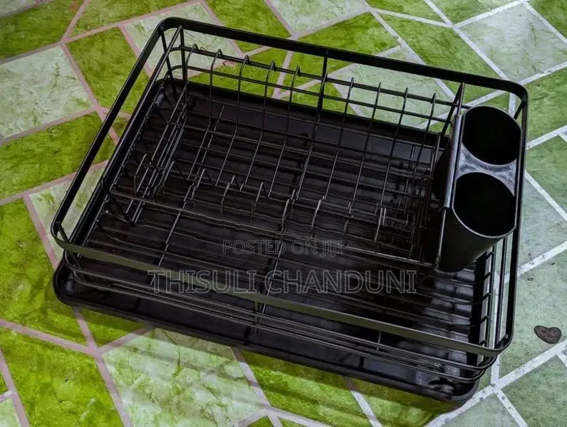 Dish Drying Rack With Drainer Shelf