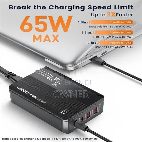 Ldnio A4808Q 65W PD Charger