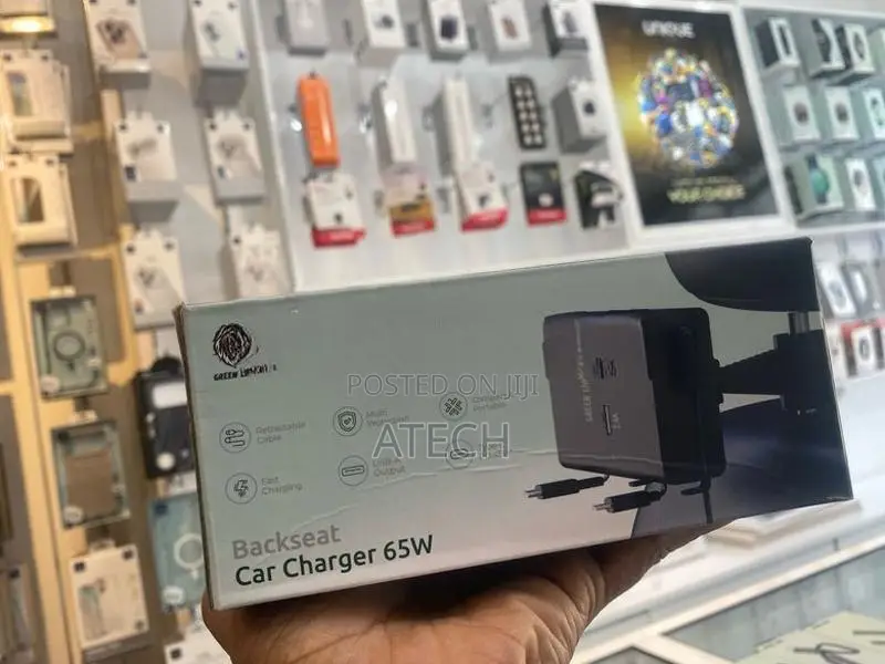 Green Lion Backseat Car Charger 65W