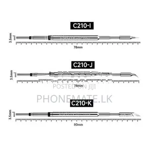 Luowei LW-C210 Series All-in-One Lead Free Soldering Iron Tip for 210