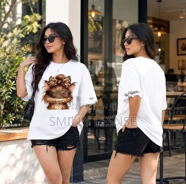 High Quality DTF print Oversized T-shirts