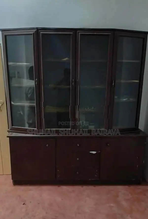 Wooden Glass Display Cupboard