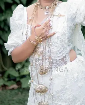 White Handmade Wedding Saree