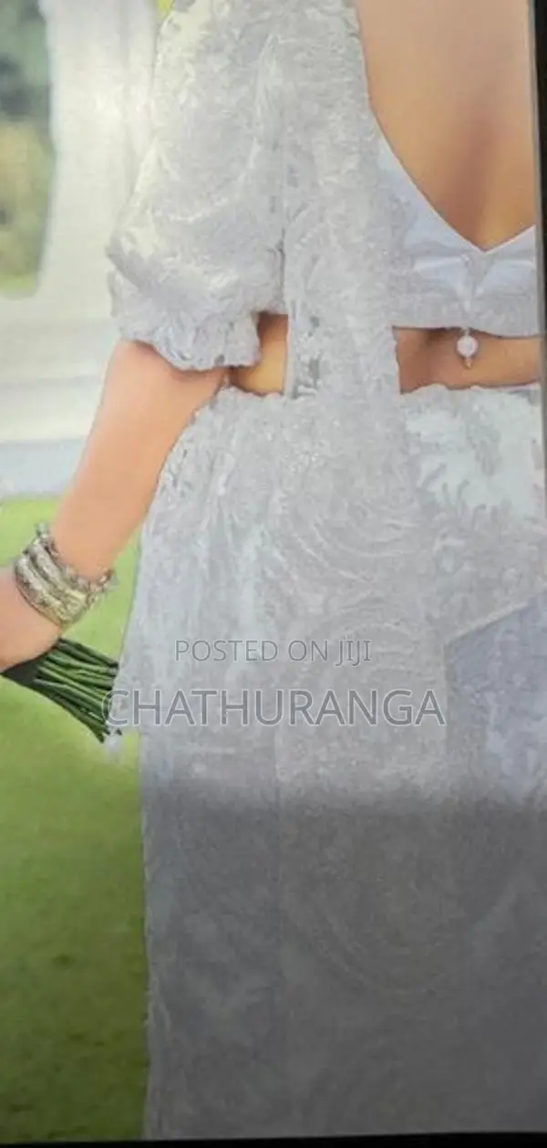 White Handmade Wedding Saree