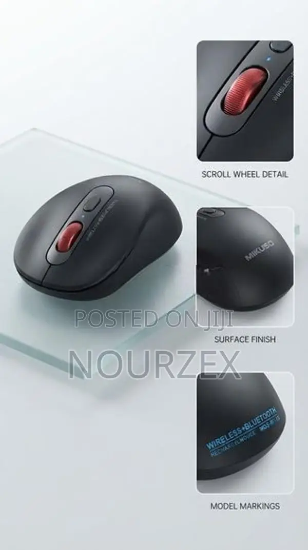 Mikuso Mos-W115 Rechargeable Wireless Bluetooth Mouse