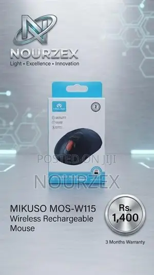 Mikuso Mos-W115 Rechargeable Wireless Bluetooth Mouse