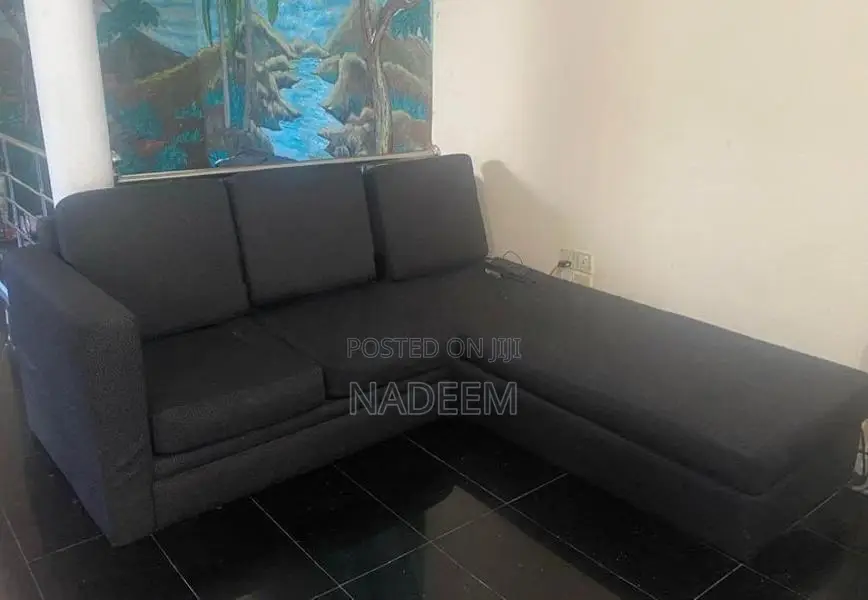 5 Seater L Shape Sofa Set