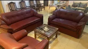 Leather Sofa Set