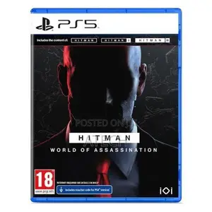 PS5 Hitman World Of Assassination — Game Disc