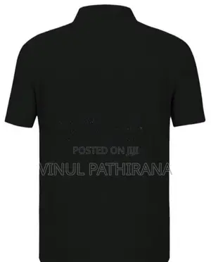 Black Men Polo T-Shirt