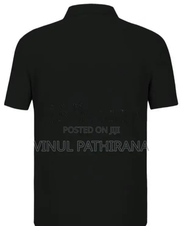 Black Men Polo T-Shirt