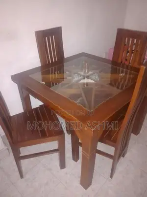 Teak Dining Table with Chairs