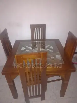 Teak Dining Table with Chairs