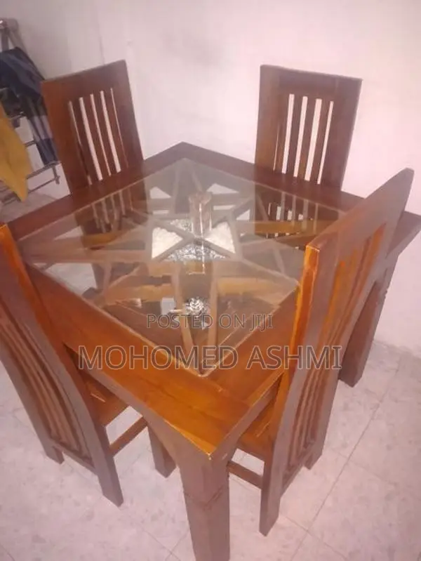 Teak Dining Table with Chairs