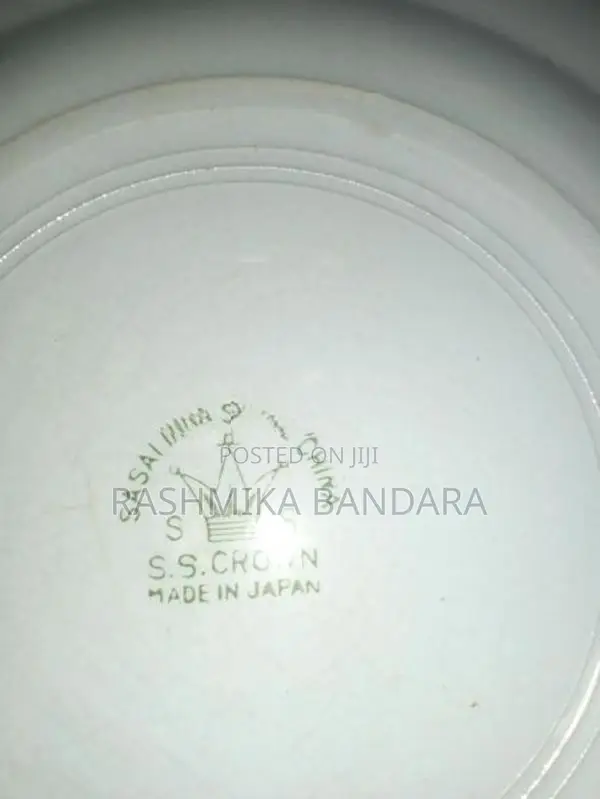 S.S Crown Plate - Made In Japan