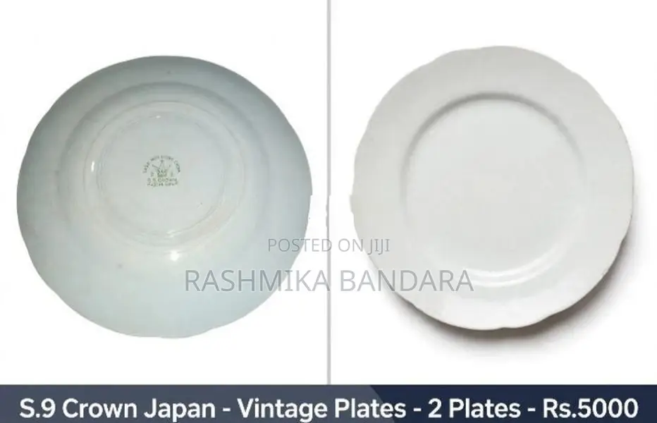 S.S Crown Plate - Made In Japan