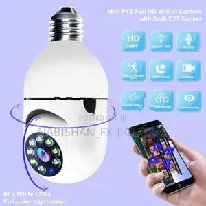 360° E27 Bulb WiFi Camera