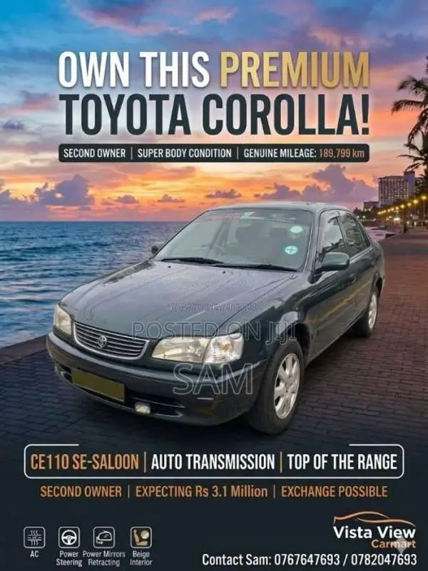 Toyota Corolla 1997 Car (Used)