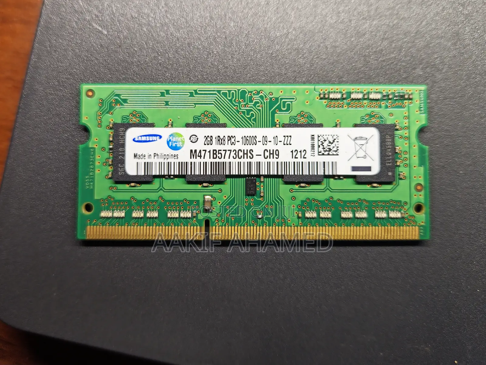 Samsung 4GB (2x2GB) DDR3 1333MHz Laptop RAM